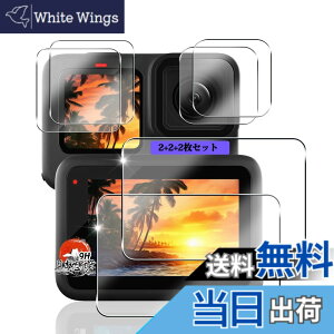 �y���������z�p gopro hero12 �K���X�t�B���� �t���ی�t�B���� �y���Y���Ɏq�f�ށz �Ή� Gopro Hero 12 Black �J�����t�B���� ���C����ʗp2��+�T�u��ʗp2��+LED�ی�t�B����2�� �ϏՌ� �p �S�[�v�� 1