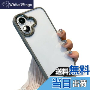 �y���������zkaitesi �Ή� iPhone 16 �P�[�X �N���A ���� �Ή� �A�C�t�H�� iPhone16 �p �J�o�[ 2�F �z�F ���^ ���� ���f�B�[�X �w�� �n�[�h�P�[�X,�O���[