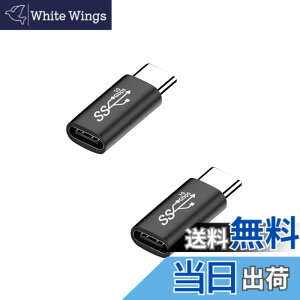 �y���������zUSB �A�_�v�^�[ �^�C�vc �ϊ��A�_�v�^ 10Gbps�f�[�^�]��/65W/5A�}���[�d usb-c ���p�A�_�v�^ Mac Book Pro�ANintendo Switch�ANexus 6P 5X�Ȃǂ�Type-C�f�o�C�X�ɑΉ� 2�Z�b�g (type-c �I�X-���X)