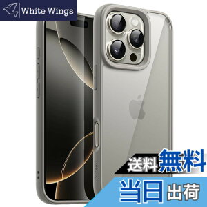 �y���������zJETech iPhone 16 Pro Max 6.9�C���`�p �P�[�X �ϏՌ��X�}�z�o���p�[�J�o�[ �\���b�h�J���[ �}�b�gTPU�t���[�� �����h�~ �N���A�o�b�N (�i�`�������`�^�j�E��)
