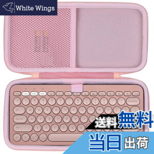�y���������zLebakort�ی�P�[�X�ɓK������Logicool(���W�N�[��)PEBBLE KEYS 2 K380sGR ���^ �y�� 415g ���^ Bluetooth Logi Bolt ���C�����X�L�[�{�[�h (�s���N �P�[�X)