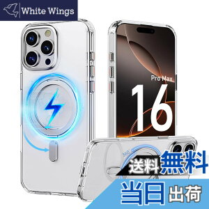 �y���������zPRODELI �P�[�X For iPhone 16 Pro Max ��p �J�o�[ 360°��]�X�^���h MagSafe�Ή� �ČRMIL�K�i �ϏՌ� �w��h�~ ���C�����X�[�d�Ή� �����h�~ �����Y�ی� �C�菝�h�~ �}�b�g�� �����O �}�O