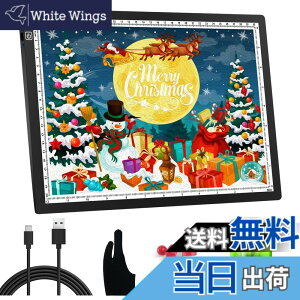 �y���������zOOWOLF �g���[�X�� A4 �[�d�� LED���P�x���C�g�{�b�N�X ���i�������C�g�e�[�u�� ��F���x �����o�b�e���[ �ڐ���t�� 4�}�O�l�b�g/USB�P�[�u��/���~�ߎ�ܕt�� ���z�݌v���} �}��