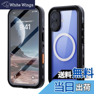 �y���������ziPhone 16 Plus �P�[�X ���S�h�� Magsafe�Ή� �X�g���b�v�t�� �h���P�[�X �J�o�[ �N���A ���� �A�C�t�H��16 �v���X�S�ʃJ�o�[ ��� �ϏՌ� ���ʃP�[�X �t����ʕی� �A�E�g�h�A,�u���b