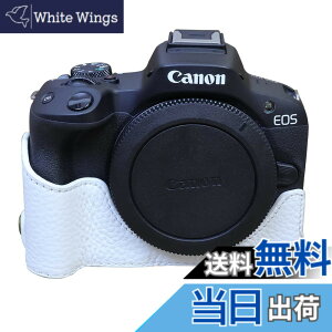 �y���������zSIUTATDSH �J�����P�[�X ��t���v �K�p Canon �L���m�� EOS R50 R100 �P�[�X ���C�i�[�P�[�X �J�����z���_�[�A�ϐk�E�ϏՌ��E�֌g�O�r�ݒu�ł��A�d�r�����ł��B (�z���C�g)