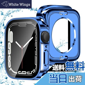 �y���������zCABOBE �Ή� Apple Watch �P�[�X 40mm Series SE3/SE2/SE/6/5/4 3D���p�G�b�W�f�U�C�� ���b�L���H �A�b�v���E�H�b�` �J�o�[ �K���X�t�B���� 2 in 1 �O��̕ی� Apple Watch �J�o�[ �A�b�v���E�H�b�` 