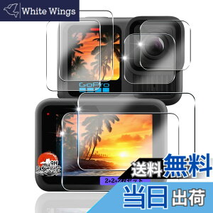 �y���������z�p gopro hero 13 black �K���X�t�B���� �t���ی�t�B���� �y6���Z�b�g ���YAGC���Ɏq�f�ށz �Ή� GoPro HERO13 �t�B���� ���C����ʗp2��+�T�u��ʗp2��+LED�ی�t�B����2�� �d�x9H �ϏՌ� 