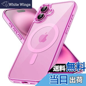 �y���������zJETech iPhone 16 Plus 6.7�C���`�p �}�O�l�b�g �P�[�X MagSafe�Ή� �Ռ��z�� �o���p�[�J�o�[ �����h�~ �N���A�o�b�N (�s���N)