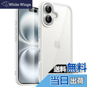 �y���������zJETech iPhone 16 Plus 6.7�C���`�p �P�[�X �ϏՌ��X�}�z�o���p�[�J�o�[ �\���b�h�J���[ �}�b�gTPU�t���[�� �����h�~ �N���A�o�b�N (�z���C�g)