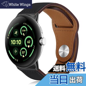 �y���������z[HeeNia] ���U�[�o���h Google Pixel Watch 4 / Pixel Watch 3 (45mm) �Ή� �o���h �v �X�g���b�v �X�|�[�c�o���h ���v�x���g (�u���b�N)