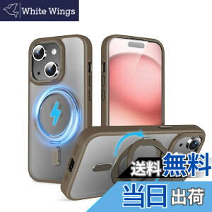 �y���������zQUEASON�yiPhone 15Plus �p MagSafe�Ή� �P�[�X�z360°��]�X�^���h ���C�����X�[�d�Ή� ��phone15plus �p �P�[�X �����O�t�� �ČRMIL�K�i iphone15�v���X �p �X�}�z�P�[�X magsafe �������� �����h