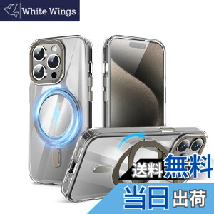 �y���������zQUEASON�yiPhone 15ProMax �p MagSafe�Ή� �P�[�X�z360°��]�X�^���h ���C�����X�[�d�Ή� ��phone15pro max �p �P�[�X �����O�t�� �ČRMIL�K�i iphone15�v���}�b�N�X �p �X�}�z�P�[�X magsafe ����