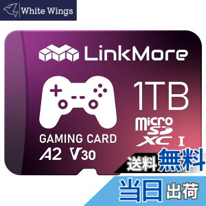 �y���������zLinkMore XV23 PRO 1TB A2V30 MicroSDXC �J�[�h Switch�Ή� SD�A�_�v�^�[�t�y�ő�Ǎ�170MB/s�z
