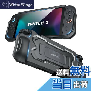 �y���������zJSAUX �X�C�b�`2 �Ή��ی�P�[�X Nintendo Switch 2�Ή��J�o�[�b����͌^�O���b�v�f�U�C���ŊȒP���E�bTPU�f�ށE�l�ԍH�w����₷���E�����h�~�E�Ռ��z���E�g�ѕ֗��J�o�[�b�u���b