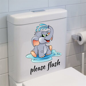 WOHAHA gCV[ 킢 EH[XebJ[ please flush ֊ XebJ[  ֊ V[ gCĂ[ toilet decoration  ͂ ǎV[ h EH[