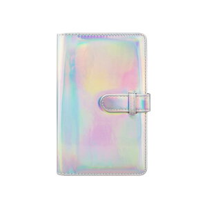 【送料無料】HIYQIN アルバム、 mini 99/90/40/EVO/12/11/9/8/8+適用 3寸写真96枚入れ 大容量アルバム 名刺・キャッシュカードも収納可能 PUレザー 純色(シルバー)