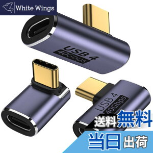 �y���������ztypec �ϊ��A�_�v�^ TYPE-C���X-TYPE-C�I�X�y100W/5A�}���[�d 40Gbps�����f�[�^�]�� 8K@120Hz�f���o�́z 3���� L���^ �����^�f�U�C�� �|�[�^�r���e�B