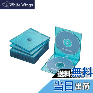 �y���������z�G���R�� DVD CD�P�[�X �v���P�[�X �X���� 1�����[ 10���p�b�N �A�\�[�g CCD-JSCS10ASO �F�F�N���A�u���[�A�T�C�Y�F2�����[x10���p�b�N