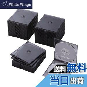 �y���������z�G���R�� DVD CD�P�[�X �v���P�[�X �X���� 1�����[ 10���p�b�N �A�\�[�g CCD-JSCS10ASO �F�F�N���A�u���b�N�A�T�C�Y�F2�����[x50���p�b�N
