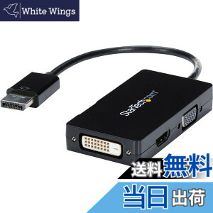 �y���������z�X�^�[�e�b�N.com DisplayPort/ Mini DisplayPort�ϊ��A�_�v�^ �F�F�u���b�N�A�T�C�Y�FVGA - HDMI - DVI (�u���b�N)