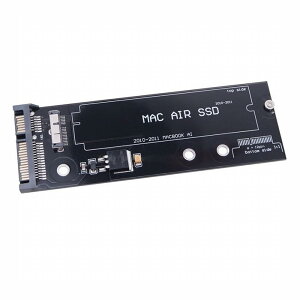 �y���������zCablecc 12+6�s�� PCBA SSD HDD����22�s�� SATA �n�[�h�f�B�X�N�J�[�g���b�W�h���C�u 2010 2011 2012 MacBook Air A1369 A1370 SSD�Ή� �F�F�u���b�N