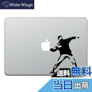 �y���������z�J�C���h�X�g�A MacBook Air/Pro 11 / 13�C���` �}�b�N�u�b�N �X�e�b�J�[ �V�[�� �o���N�V�[ �����g�t �K�C Banksy Molotov Guy M424X �F�F�u���b�N�A�T�C�Y�F13�C���`