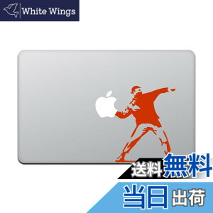 �y���������z�J�C���h�X�g�A MacBook Air/Pro 11 / 13�C���` �}�b�N�u�b�N �X�e�b�J�[ �V�[�� �o���N�V�[ �����g�t �K�C Banksy Molotov Guy M424X �F�F���b�h�A�T�C�Y�F11�C���`