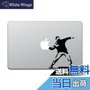 �y���������z�J�C���h�X�g�A MacBook Air/Pro 11 / 13�C���` �}�b�N�u�b�N �X�e�b�J�[ �V�[�� �o���N�V�[ �����g�t �K�C Banksy Molotov Guy M424X �F�F�u���b�N�A�T�C�Y�F11�C���`