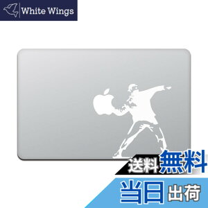 �y���������z�J�C���h�X�g�A MacBook Air/Pro 11 / 13�C���` �}�b�N�u�b�N �X�e�b�J�[ �V�[�� �o���N�V�[ �����g�t �K�C Banksy Molotov Guy M424X �F�F�z���C�g�A�T�C�Y�F11�C���`