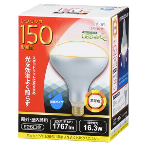 �y���������zOHM LED�d�� ���t�����v�` E26 150�`���� 16W �d���F LDR16L-W 9 06-0793 �F�F�d���F�A�T�C�Y�FE26