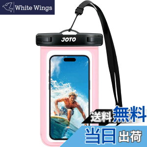 �y���������zJOTO �h���P�[�X 2���Z�b�g �X�}�z�p IPX8�F��iPhone16/15/14/13/12 Pro Max Galaxy S24/S23 Ultra Pixel 8 Pro �Ή� 7�C���`�܂� �w��F�ؑΉ� ���C �C �v�[�� �ނ� �A�E�g�h�A ��|���� -�u���b�N �F