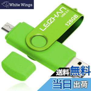 �y���������zLEIZHAN �������[�E�t���b�V���h���C�u ��]�� �l�CUSB 32G 64G 128G OTG 2.0�g�ѓd�b�p �e�ʕs������ �}�C�N���y���h���C�u ��]��USB Android 2.0 U�X�e�B�b�N �F�F�O���[���A�T�C�Y�F128GB