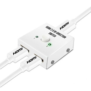 �y���������zHDMI�Z���N�^�[ 2x1/1x2 NIERBO 4K�Ή� �����`�� PS4/HDTV/�Q�[���@/���j�^�[/PC �F�F�z���C�g�A�T�C�Y�FHDMI �Z���N�^�[ 2x1 �o���� �z���C�g