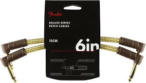 �y���������zFender �V�[���h�P�[�u�� Deluxe Series Instrument Cable, �F�F�c�C�[�h(2�p�b�N)�A�T�C�Y�F6'