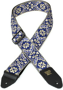 �y���������z�y���K�i�z ERNIE BALL JACQUARD STRAP �F�F�g���C�o���E�u���[�A�T�C�Y�F�W��