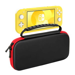 �y���������zSwitch/Switch�L�@EL/Switch Lite �P�[�X ATiC �X�C�b�` �L�������O�P�[�X ���[�o�b�O EVA�f�� �ϏՌ� �S�ʕی� �y�� �Q�[���J�[�h���[ �����^�ѕ֗� �F�FBlack�A�T�C�Y�FSwitchLite�p
