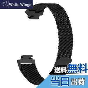 �y���������zmonoii fitbit�݊��i inspire inspireHR ���� �o���h �C���X�p�C�A �x���g �X�e�����X �F�F�u���b�N�A�T�C�Y�FS