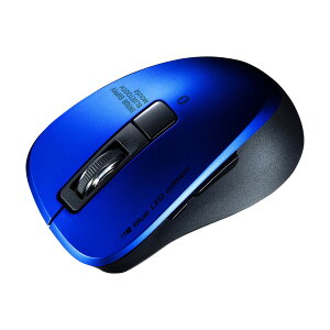 �y���������z�T�����T�v���C �L���}�E�X USB A�ڑ� �É� �u���[LED 5�{�^�� 3200dpi(4�i�K�ؑ�) ���^ �u���b�N MA-BL156BK �F�F�u���[