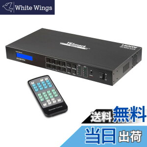 �y���������zTESmart HDMI �}�g���b�N�X 4K EDID�@�\ ��PC���� HDMI �ؑ֊� �F�FBlack