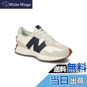 �y���������znew balance(�j���[�o�����X) ���f�B�[�X 327 WS327 W327 �����f���X�j�[�J�[ �F�F�z���C�g/�l�C�r�[(KB)�A�T�C�Y�F23.0 cm B
