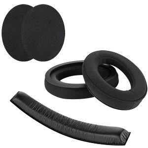 �y���������zGeekria �C���[�p�b�h + �w�b�h�o���h Sennheiser �[���n�C�U�[ HD380 PRO, HD380, PC350, Game Zero �� �Ή� ���� �p �w�b�h�z���p�b�h �C���[�p�b�h �C���[�N�b�V���� �Z�b�g (earpad+headband) �F�F