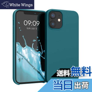 �y���������zkwmobile �X�}�z�P�[�X Apple iPhone 12 mini�Ή� �P�[�X - TPU ���L�b�h �V���R�� �J�o�[ - �ϏՌ� ���h�~ �T���T�� Case �F�F�Ő��F�}�b�g
