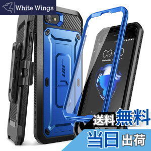 �y���������zSUPCASE iPhone SE3(��3����) 2022 SE(��2����) /iPhone8 /iPhone7 �P�[�X �Ή� 2020 �V�����J�o�[ �t���ی�t�B���� �ƍ������N���b�v�t�� �č��R���K�i�擾 �ϏՌ� �h�o �� �F�F�u���[�A�T�C