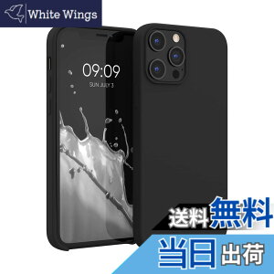 �y���������zkwmobile �X�}�z�P�[�X Apple iPhone 12 Pro Max�Ή� �P�[�X - TPU ���L�b�h �V���R�� �J�o�[ - �ϏՌ� ���h�~ �T���T�� Case �F�F�u���b�N