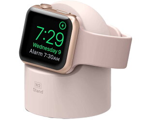 �y���������z�yelago�z Apple Watch �Ή� �[�d �X�^���h �V���R�� �[�d�h�b�N �A�N�Z�T���[ [ AppleWatch 45mm / 44mm / 42mm / 41mm / 40mm / 38mm �e�� �A�b�v���E�H�b�` 8 / 7 / 6 / SE2 / SE / 5 / 4 �F�F�T���h�s���N