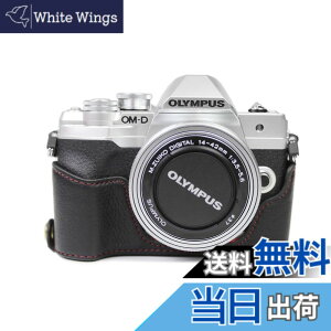�y���������zkinokoo OLYMPUS E-M10 MarkIV�p �n�[�t�P�[�X em10 mark4 �P�[�X �{�v �F�F�u���b�N