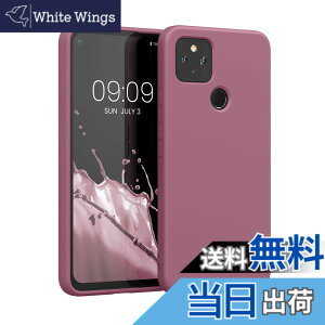 �y���������zkwmobile �X�}�z�P�[�X Google Pixel 4a 5G�Ή� �P�[�X - �ɔ� TPU �V���R�� �}�C�N���t�@�C�o�[ �u���[�O���[ �F�F�_�[�N���[�Y