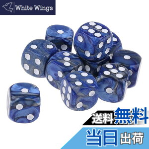 �y���������zYourandoll 10�� ���ʑ̃_�C�X D6�T�C�R�� 6�ʃ_�C�X16mm Dungeons and Dragons �ADND�A TRPG�A MTG�Ȃǃe�[�u���Q�[���p �F�F�u���[ �V���o�[�A�T�C�Y�F16mm