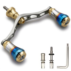 �y���������zHEIGHTEN V2.0 95mm ���[�� �n���h�� 20mm �n���h���m�u ���� �V�}�m �_�C�� �ʗp �X�s�j���O���[���p Aurora Series �F�FV2.0 - �S�[���h&�K�����^���A�T�C�Y�F95mm
