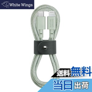 �y���������zNative Union Belt Cable USB-C to Lightning 4ft �F�FSage